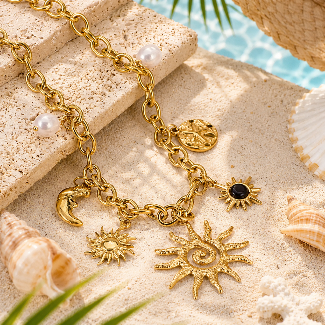 Velvet Sun Gold Necklace
