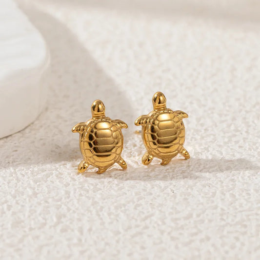 Tiamat Gold Earrings