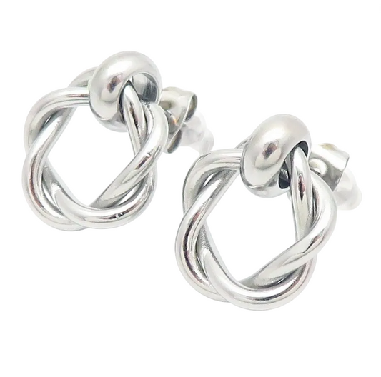 Hécuba Silver Earrings
