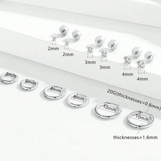 Hebe Silver Earrings